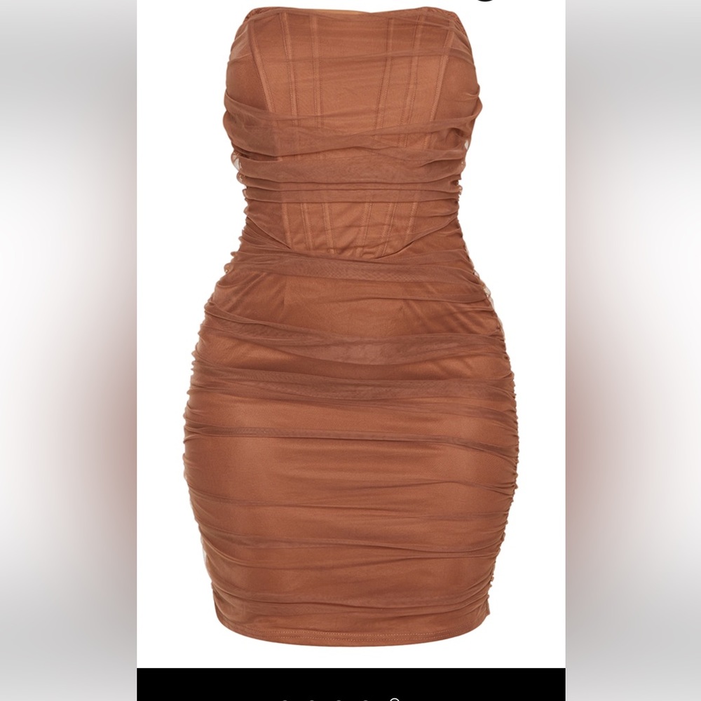 Brown Corset Dress